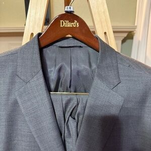 Ralph Lauren Men’s Suit 52R Jacket 46x30 Pants Gray 2 Piece Classic Fit